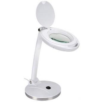 Velleman Lampe Loupe, 30 LED SMD, 6 W, dioptrie 5, idéal pour les travaux de précision, blanc