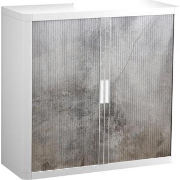 EasyOffice Aktenschrank mit Rollladen 86x37,5x104 cm