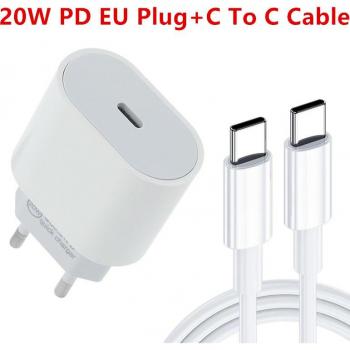 Cable de Carga Rápida PD 20W – Puerto USB‑C compatible con iPhone y iPad