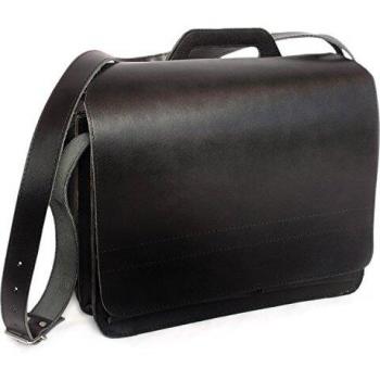 Große Aktentasche Lehrertasche Größe XL aus Leder, für Damen und Herren, Schwarz, Jahn-Tasche 676