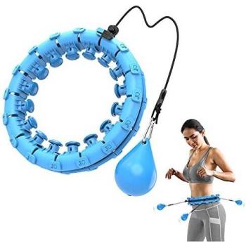 Hula Hoop fitness per adulti Bravekoi con maniglia rimovibile, portabilità e impugnatura rimovibile