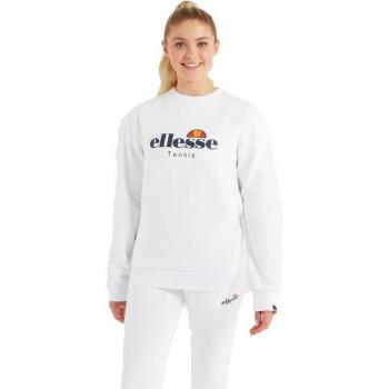 Sudadera sin capucha Ellesse Pareggio blanca mujer