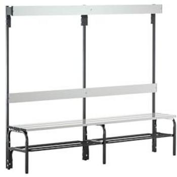 SYPRO WOLF Heavy-Duty Aluminium Slat Bench