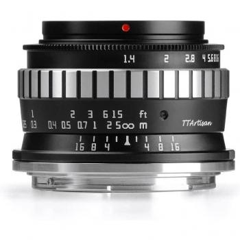 TTArtisan 23 mm CZ Nikon Z – F/1.4 – Black & Silver – 24‑maanden garantie