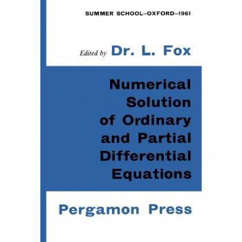 Vitalsource Technologies, Inc. Numerical Solution Of Ordinary And Partial Differential Equations