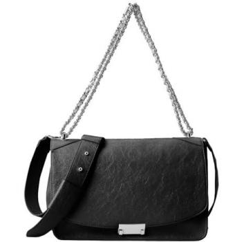 Seidenfelt Handtasche Vejen, Schwarz, 33 cm