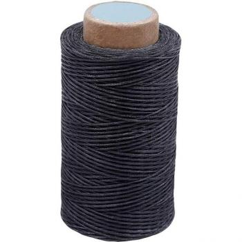 Imzay Dark Gray 284 Yards Practical Waxed Thread for Leather Sewing