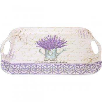 Les Trésors De Lily – Großes Tablett „Lavendel“ aus Melamin 41x28 cm