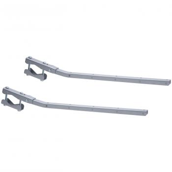 Grey Portable Balcony Dryer – Steel, 66 × 4 × 7 cm