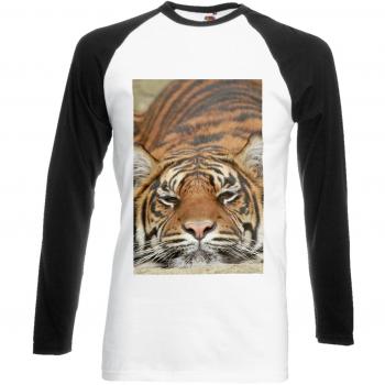 Unisex Lazy Lion Baseball Shirt
