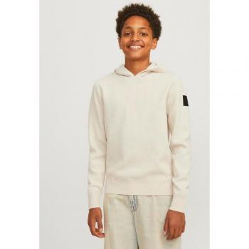 Camisola Infantil Jack & Jones JCOAERO KNIT HOOD MOONBEAM