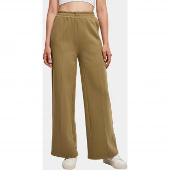 Urban Classics Damen Relaxed Fit Jogginghose Khaki mit Pin Tuck-Details