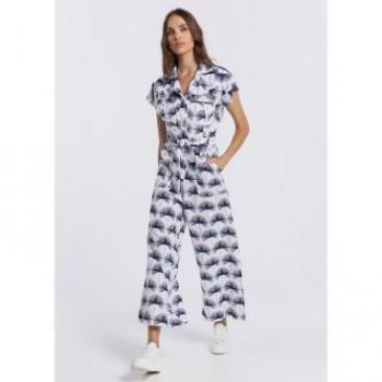 Mono largo azul para mujer