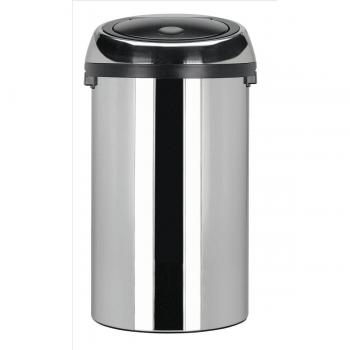 Touch Top Waste Bin 50 Litre Steel