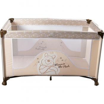 Winnie‑Pooh Babyresesäng CZ10609 – 120x65x76 cm, Beige