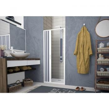 Ventana Ducha Deslizante 60cm Nicho PVC Blanco Iris