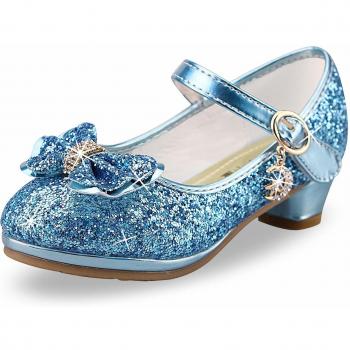 Sandales Paillette Fille Chaussure Princesse 31 EU Bleu