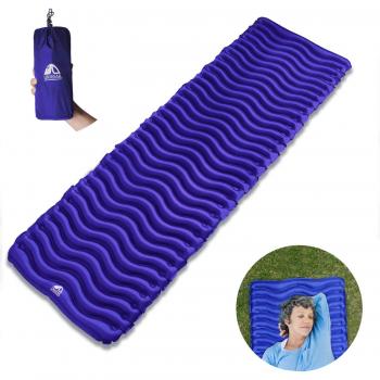 Matelas Gonflable Bleu/Vert Foncé