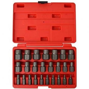 Set di Estrattori per Viti 25 pz in Acciaio