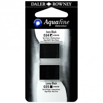 DALER ROWNEY Aquafine Aquarellfarbe Intensiv Schwarz