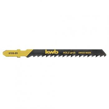 KWB HCS Jig Saw Blades, Woodworking, Coarse Puncture Tooth, 2-Pack