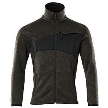Mascot Accelerate Full Zip Knitted Jumper Dark Anthracite/Black for Men (L)