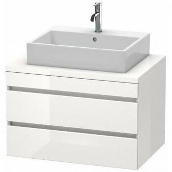 Duravit DuraStyle Waschbecken-Unterschrank für Konsole – 2 Auszüge – Betongrau Matt