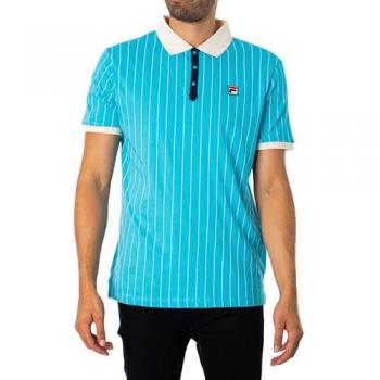 Fila Classic Vintage Striped Polo Shirt