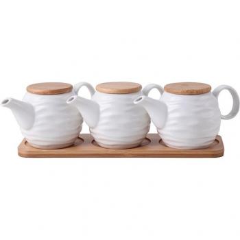 Witte Porseleinen Kruidenorganizer