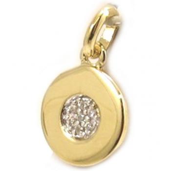 Lily’s Treasure Sissi Pendant – Gold Plated, White, L1176