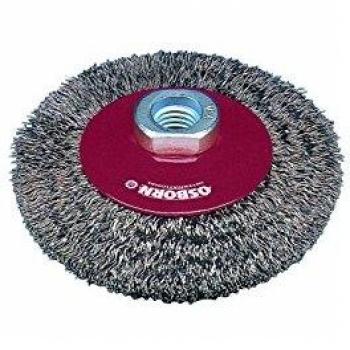 Brosse conique Ondé acier, écrou M14, garniture Ø 0,30 mm 115 x10 x30