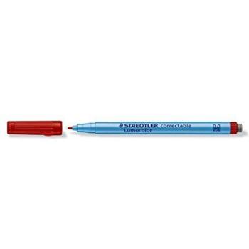 Staedtler Lumocolor® correctable Folienstifte, rot, 10er Pack, Linienbreite M