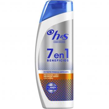 Set Pack 6 × 500 ml Champú H&S 7 en 1 Beneficios “Prevención Caída”