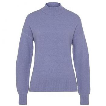 LASCANA Strickpullover -Loungepullover mit Stehkragen und Rippbündchen, Loungewear