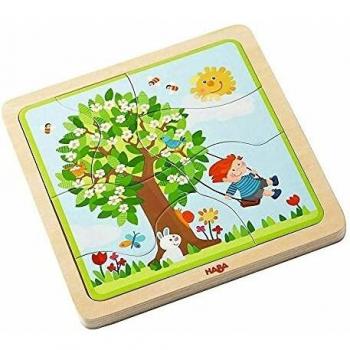 Puzzle en bois thème saison