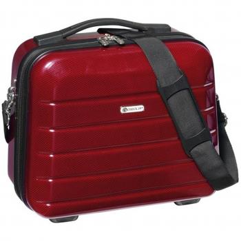 CHECK.IN Kosmetikkoffer London 2.0, Carbon/rot