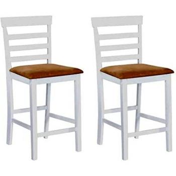 Chaise de Bar vidaXL en Bois (x2)