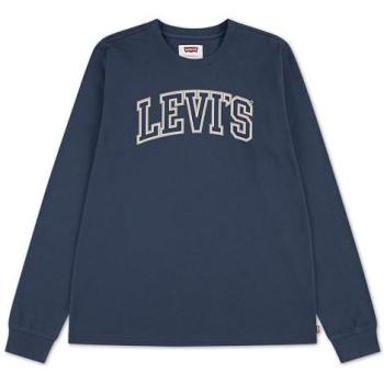 Levi's Camiseta Longa com Gola Redonda Colegial Masculino