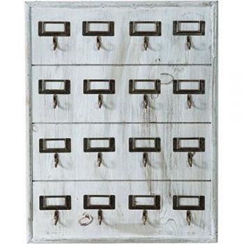 Biscottini Hallway Key Hanger with Bulletin Board 16 Hooks