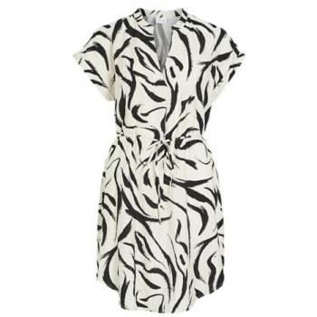 Blouse-Robe à ceinture VILA 44 Gris