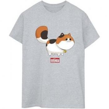 Big Hero 6 Baymax Kitten Pose Cotton Boyfriend T-Shirt for Disney Women