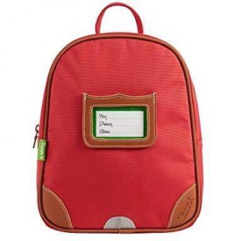 Petit sac à dos Tann's pour la maternelle en rouge (Modèle : Madrid, Taille : 28 cm)