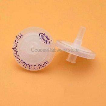 Hydrophilic PTFE Syringe Filter, 13mm & 25mm, 10pcs/lot, for HPLC and IC