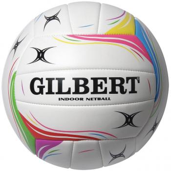 Women's Indoor Training Netball, Gilbert, Multi‑Colour, Size 4