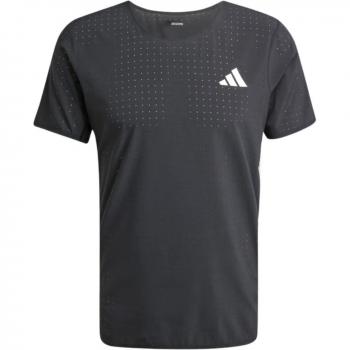 Adidas T-Shirt Running Adizero Black L Uomo
