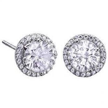 Pendientes de Circonitas en Plata Vidal & Vidal