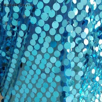 18mm Sequins Fabric for Evening Dresses
