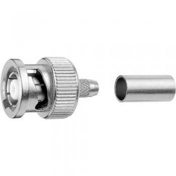 Telegaertner 100023361 BNC Connector, Reverse Polarity, Straight Plug, 50 Ω