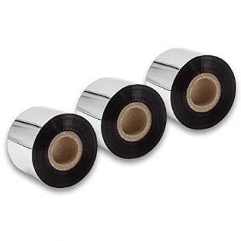 Bandes Thermiques Noires 3x – Compatible avec Imprimantes TSC TTP‑268M et TTP‑343 Plus, 50 mm × 300 m