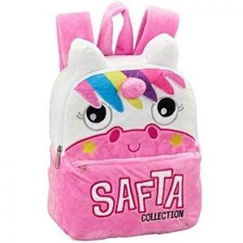 Sac à dos enfant licorne peluche Safta 27 cm